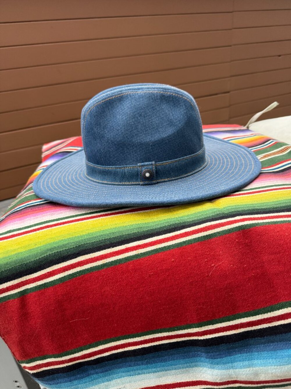 Levi's denim Rodeo Hat Size M - Picture 5 of 11